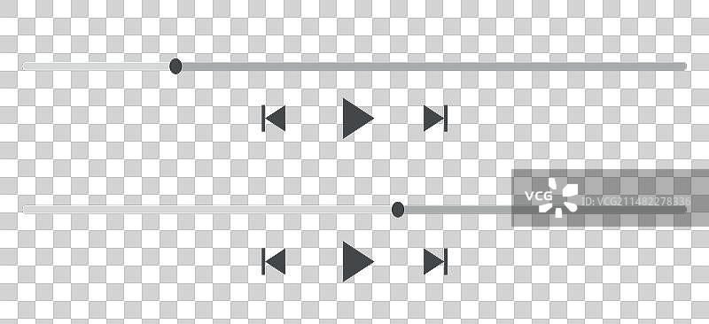 带进度条的视频音乐播放界面图片素材