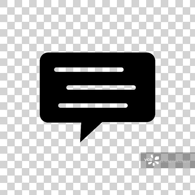 隔离的对话图标设计模板图片素材