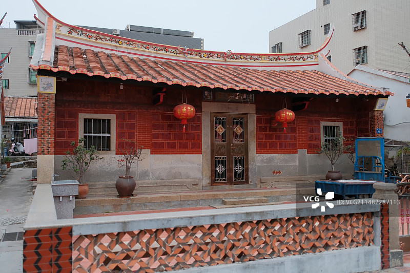 厦门集美大社，闽南古厝图片素材