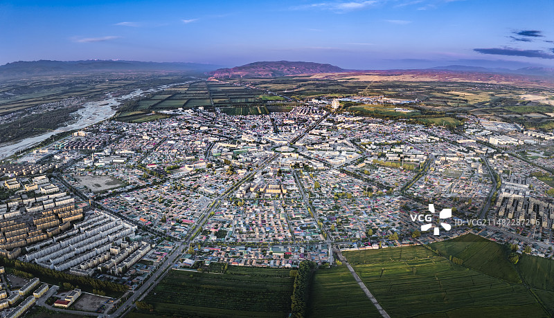 新疆特克斯八卦城图片素材