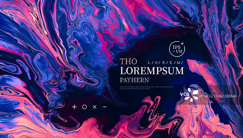 抽象流体艺术商业应用设计模板图片素材