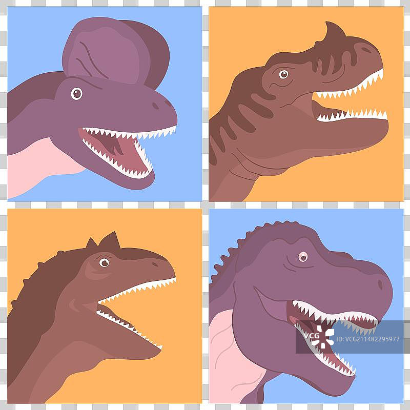 恐龙合集图片素材