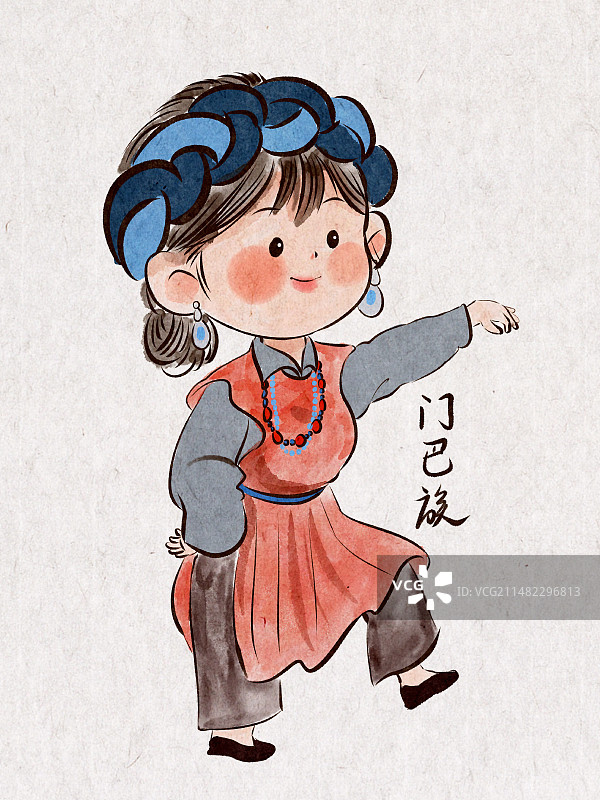 门巴族图片素材