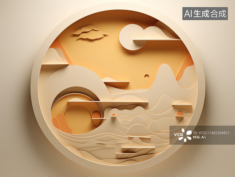 【AI数字艺术】正上方白色背景的空盘子照片图片素材