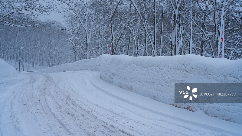 冰雪路面图片素材