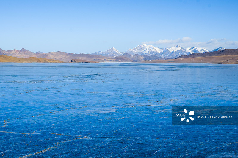 冬天的普莫雍错图片素材