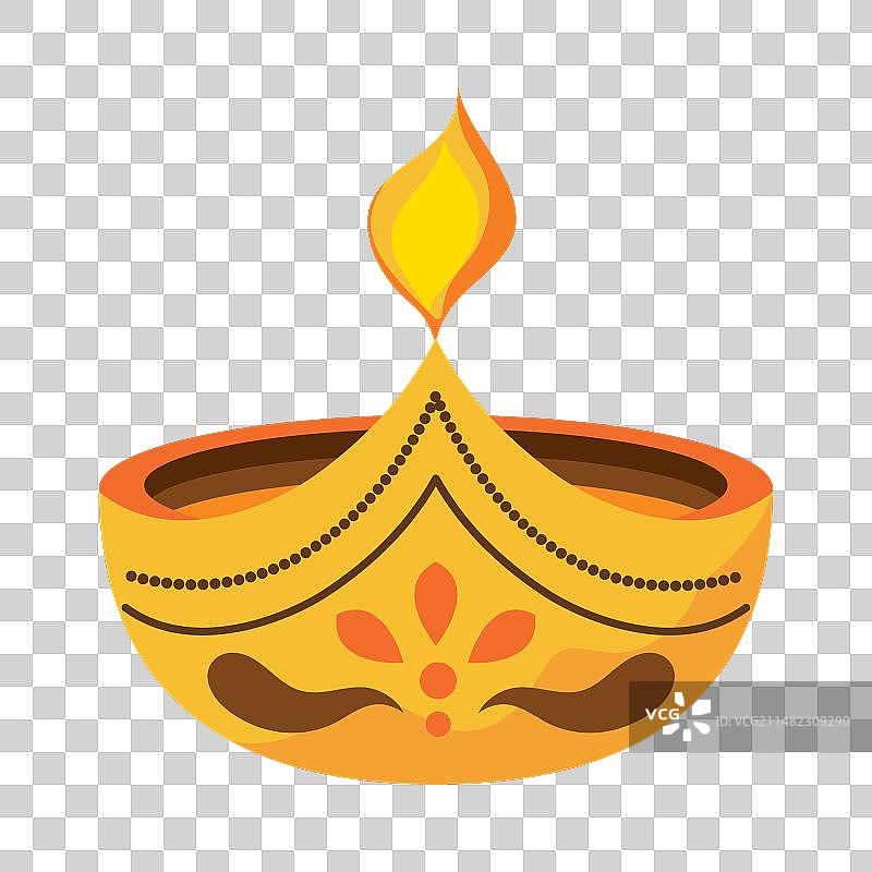 瓦桑特油灯照明图片素材