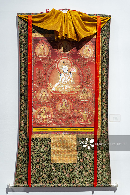 唐卡 中国工艺美术馆 中国非物质文化遗产馆图片素材