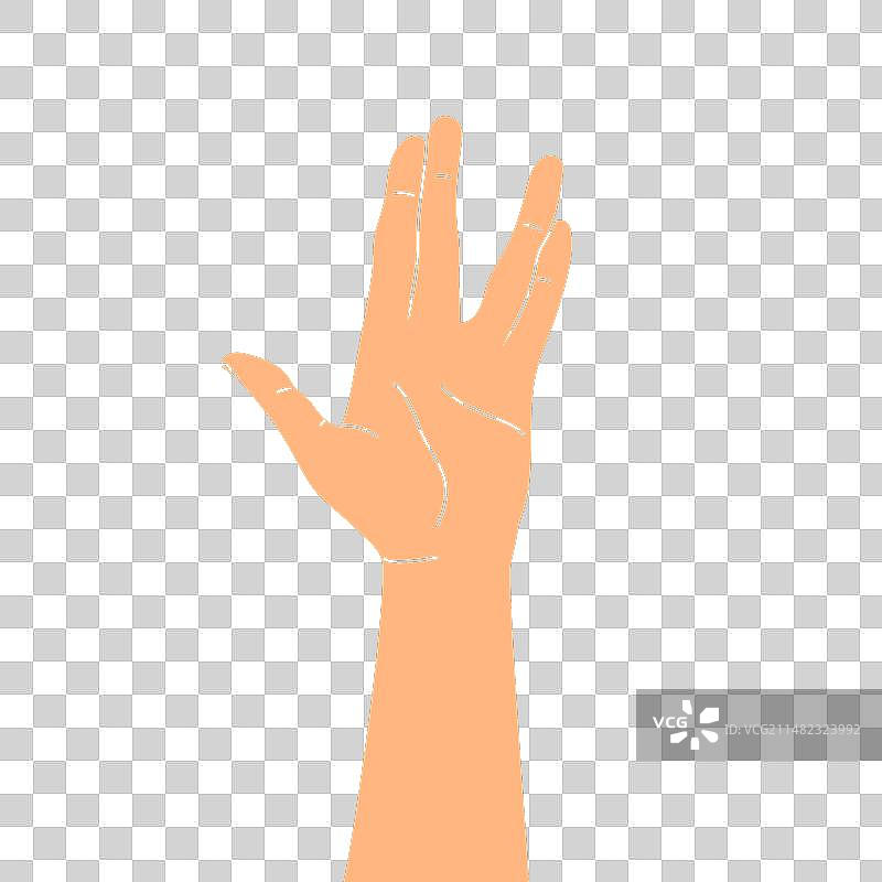 瓦肯举手礼：生生不息，繁荣昌盛图片素材