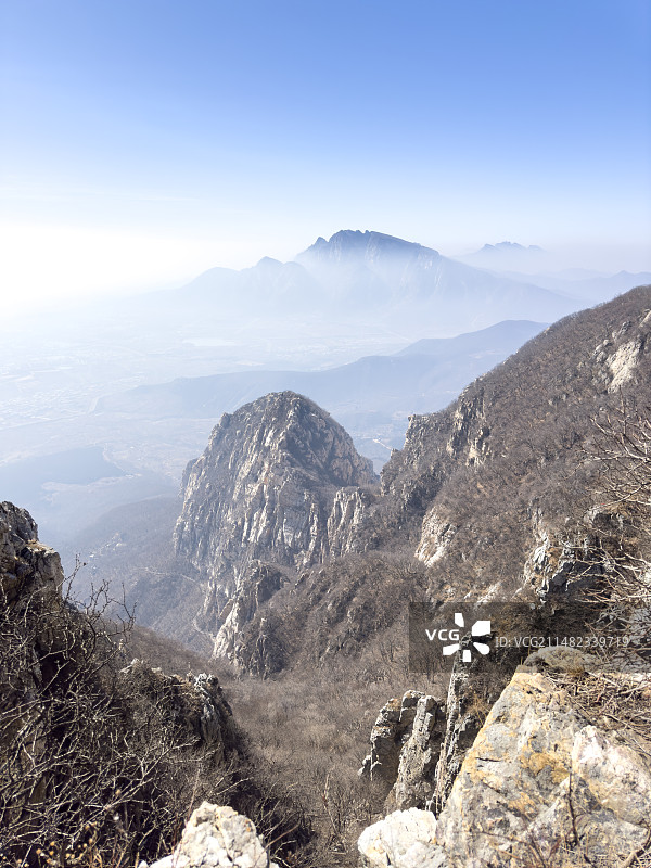 中国河南登封中岳嵩山少室山嵩阳书院图片素材