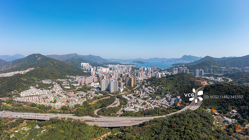 香港大埔区太和风景如画图片素材