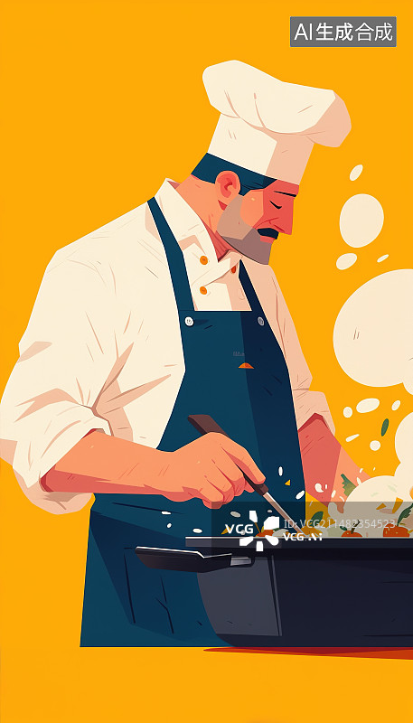 【AI数字艺术】厨子图片素材
