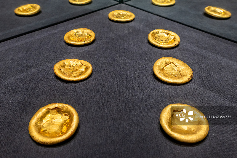 上海闵行博物馆海昏侯刘贺墓出土巡展图片素材