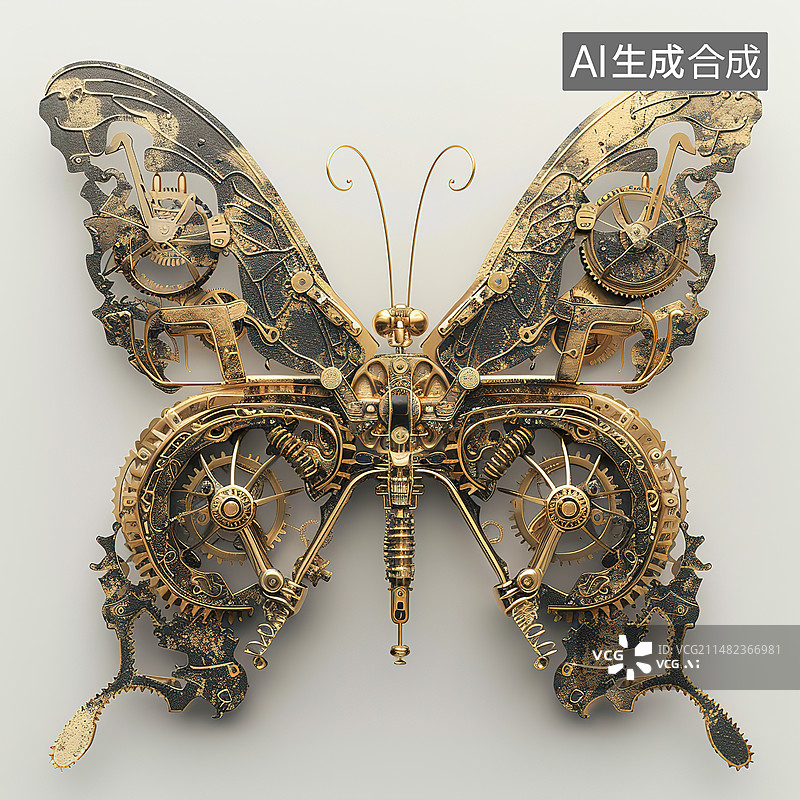 【AI数字艺术】白色背景下雕像的低角度视图图片素材