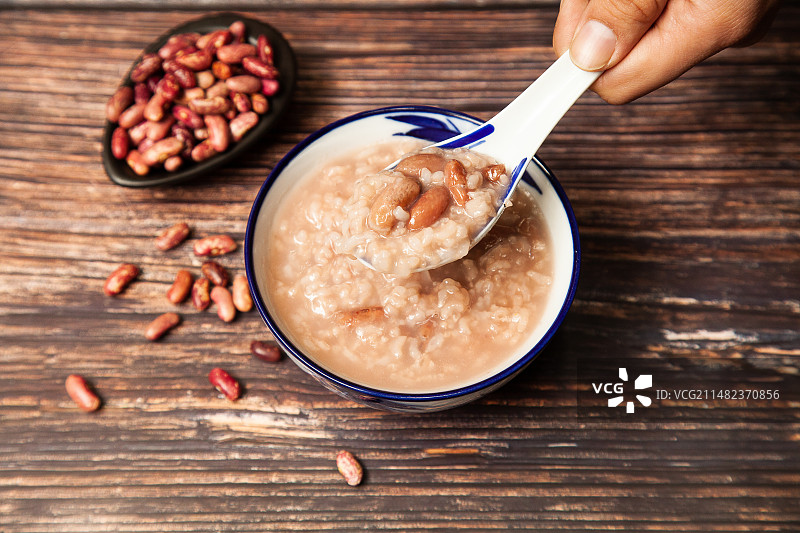 红豆粥图片素材