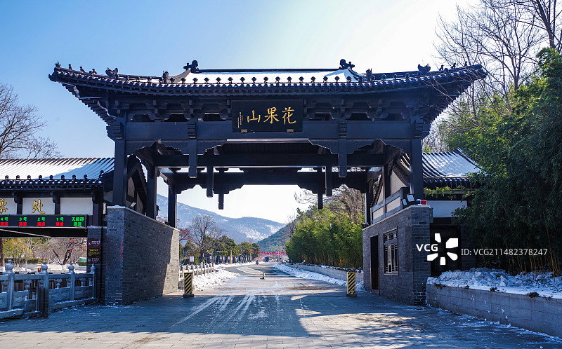 花果山大门图片素材