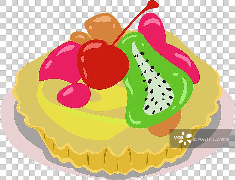 美味的水果馅饼图片素材