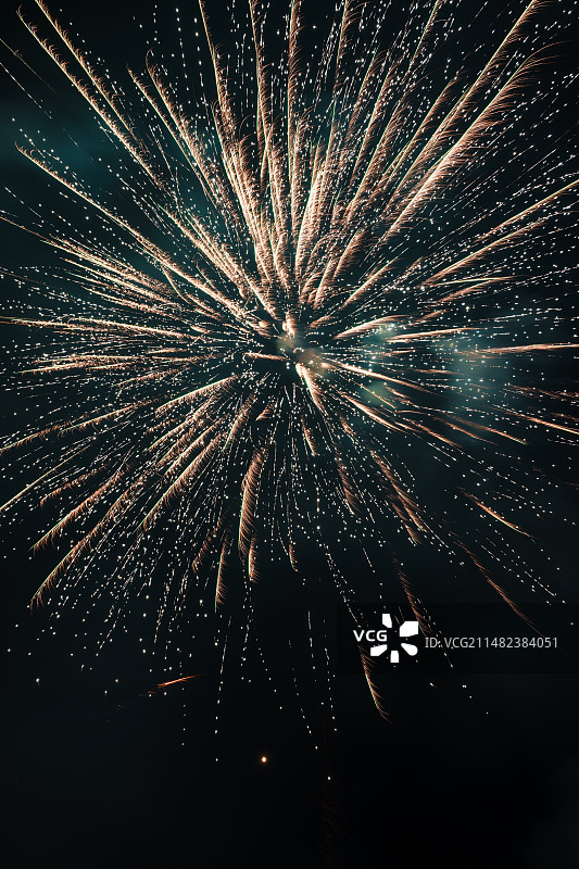 温州永嘉三江正月的烟花图片素材