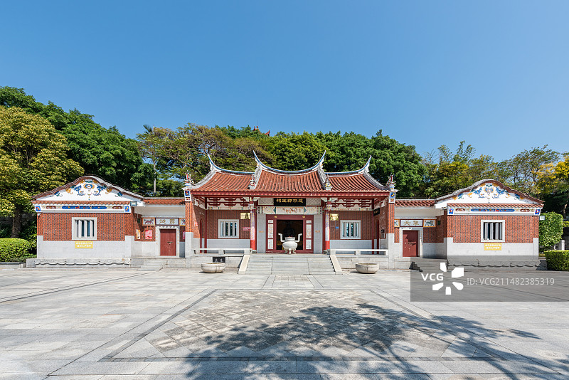 亚洲中国福建省厦门市鸿山公园延平郡王祠图片素材
