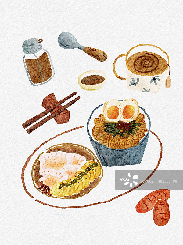 中式一餐图片素材