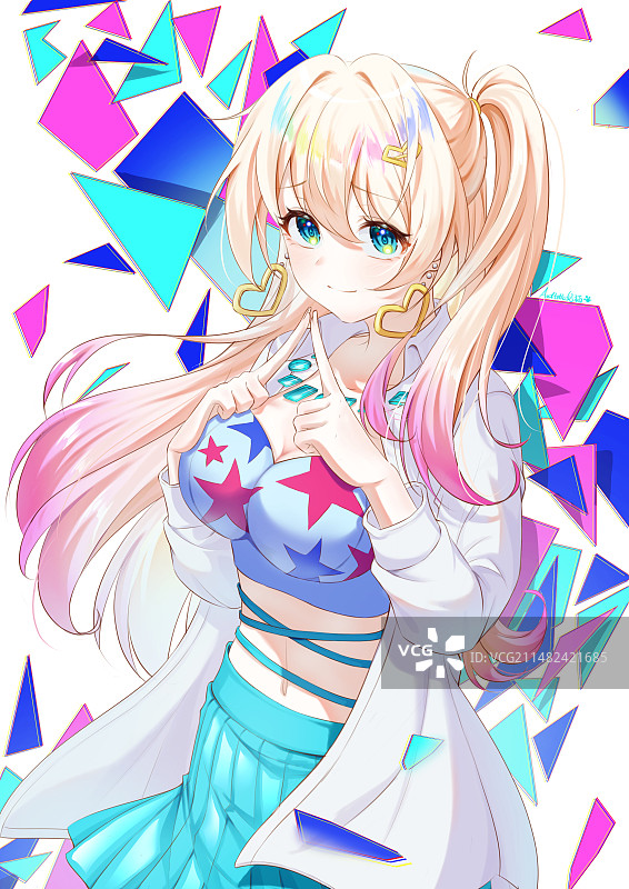 二次元插画图片素材