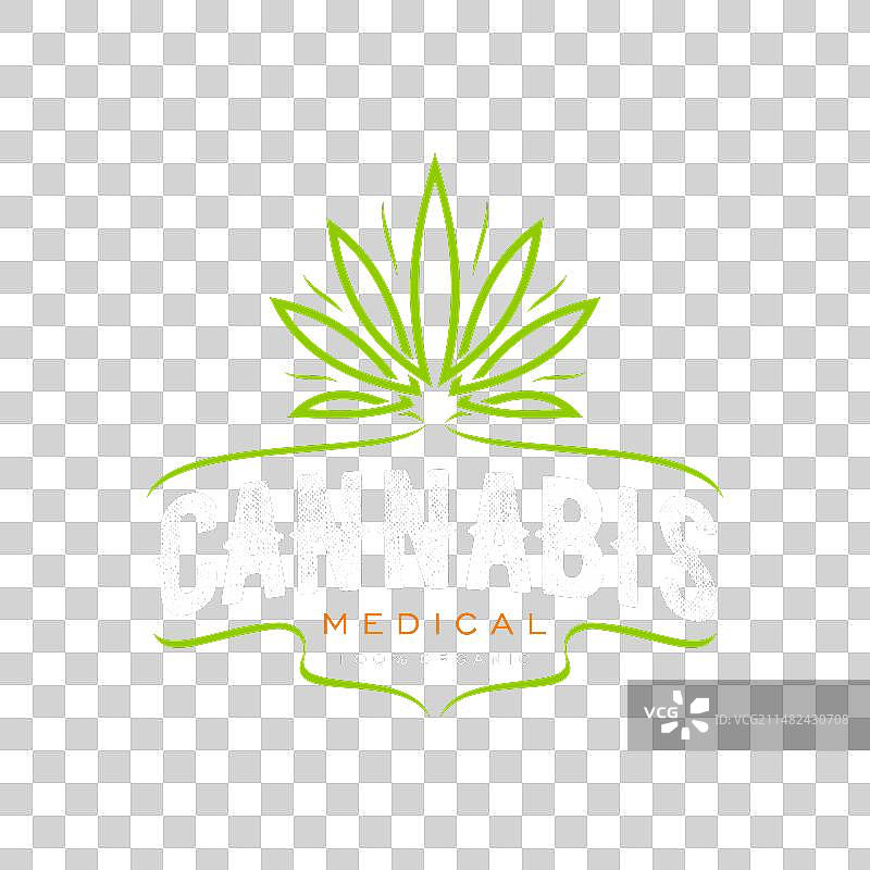 大麻医用杂草叶图标符号图片素材