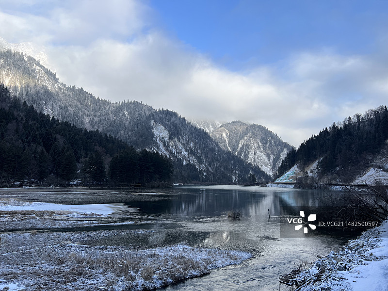 冬日九寨沟图片素材