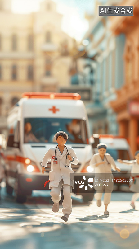 【AI数字艺术】医疗救援队图片素材
