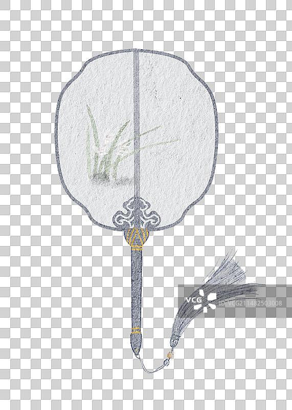 团扇兰花图片素材