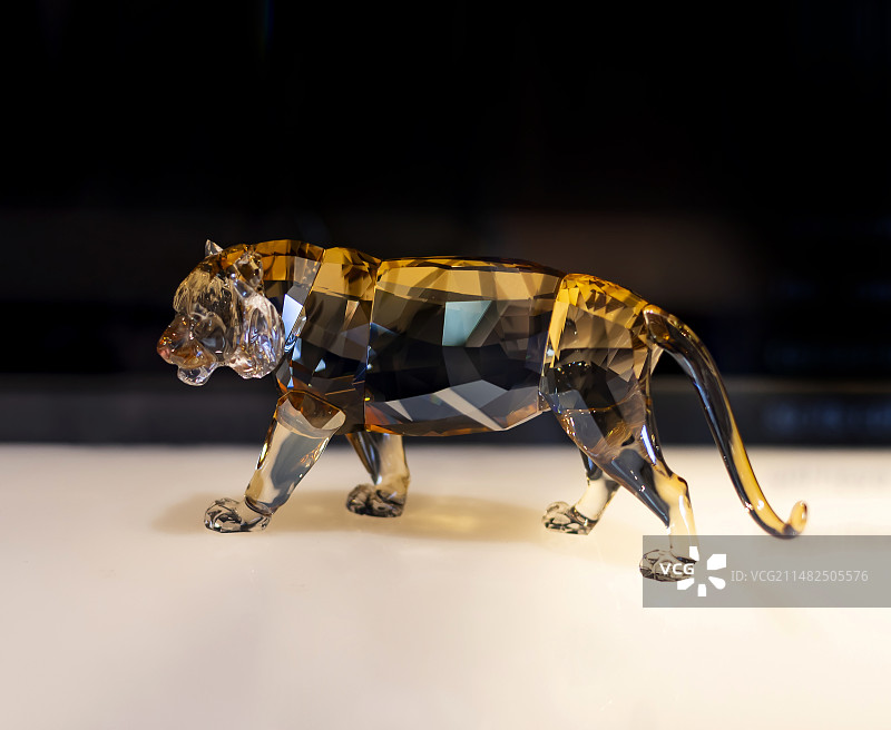 上海玻璃博物馆 施华洛世奇2010年 集老虎图片素材