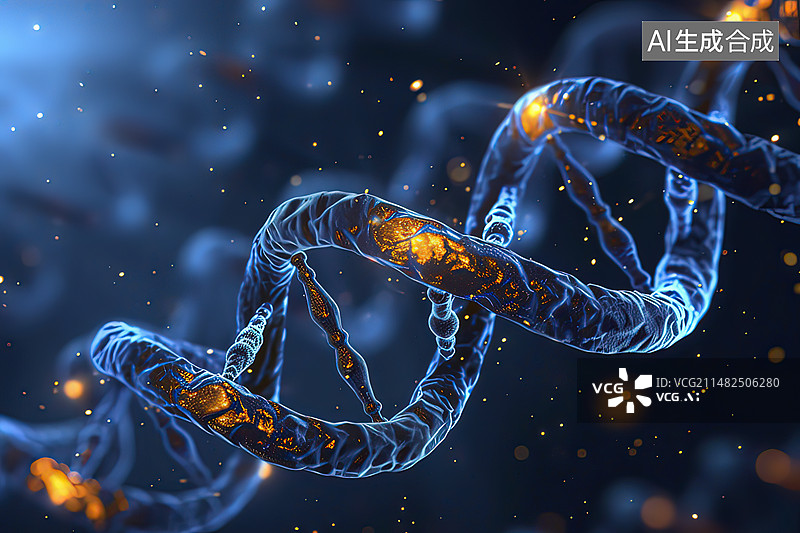 【AI数字艺术】脱氧核糖核酸图片素材