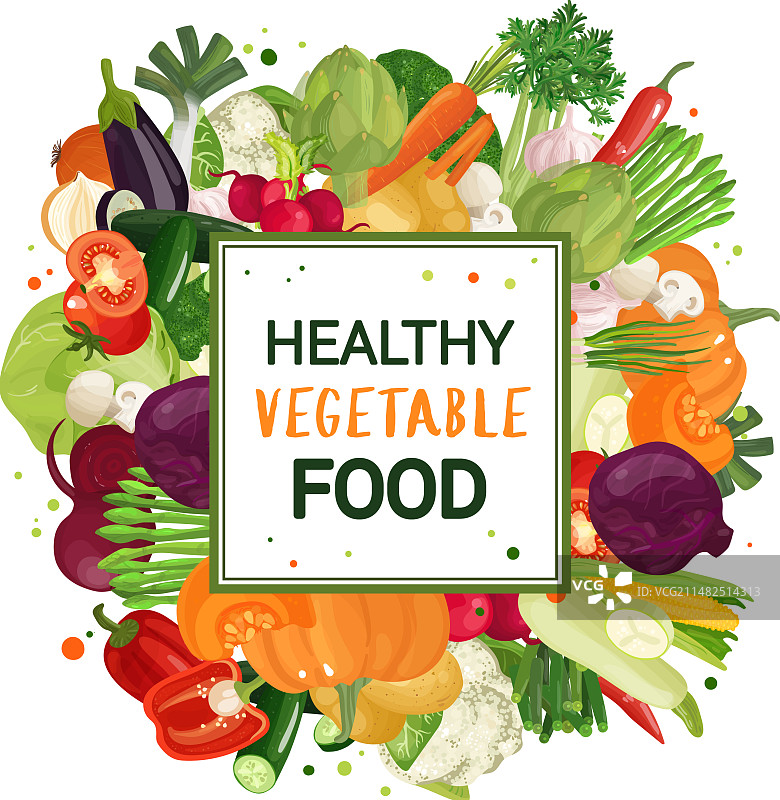蔬菜装饰画框图片素材