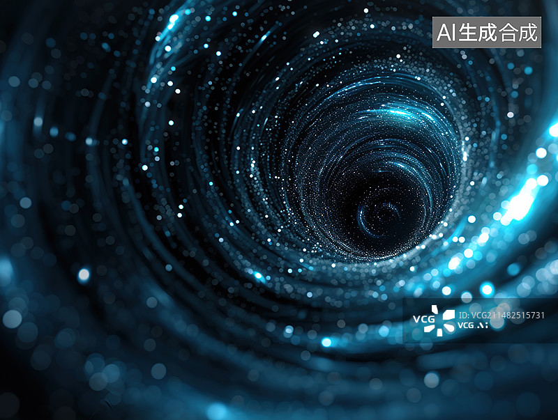 【AI数字艺术】发光的点状虚拟背景图片素材