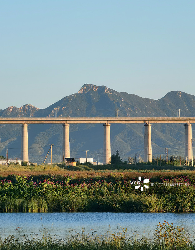 高铁高架桥图片素材