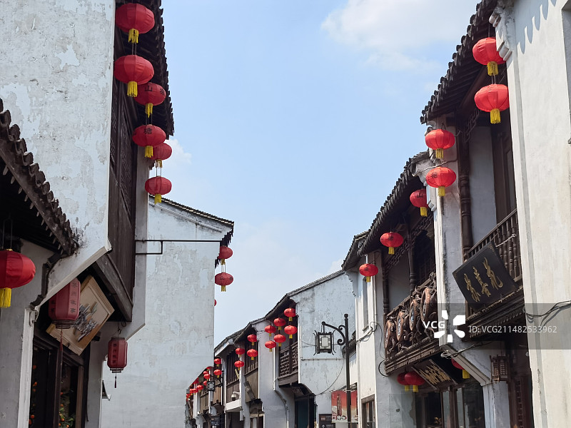 苏州七里山塘图片素材