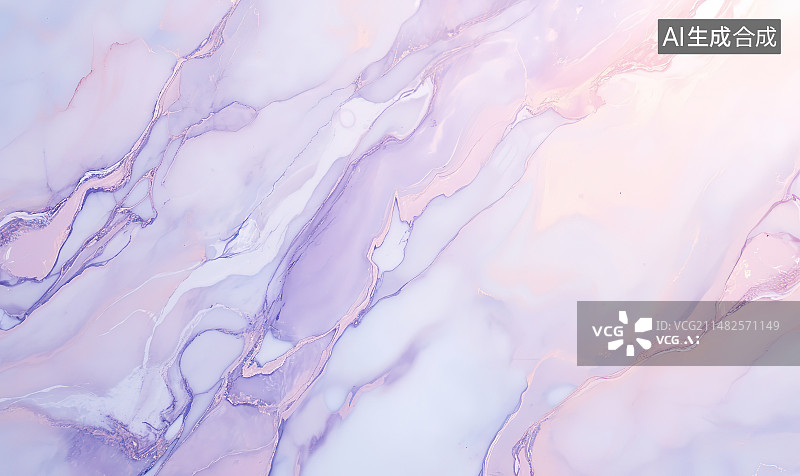 【AI数字艺术】粉红色盐湖上空的全帧拍摄图片素材