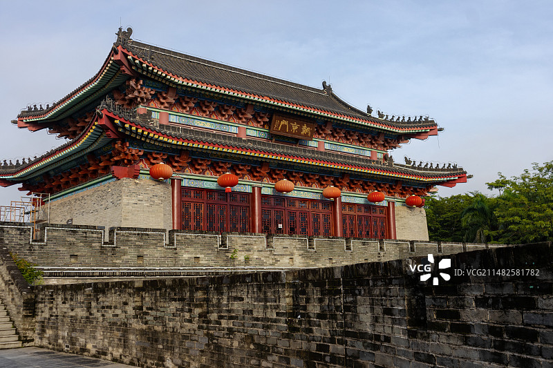 惠州朝京门特写图片素材