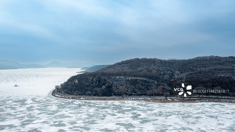 沈阳棋盘山秀湖冬季风光图片素材