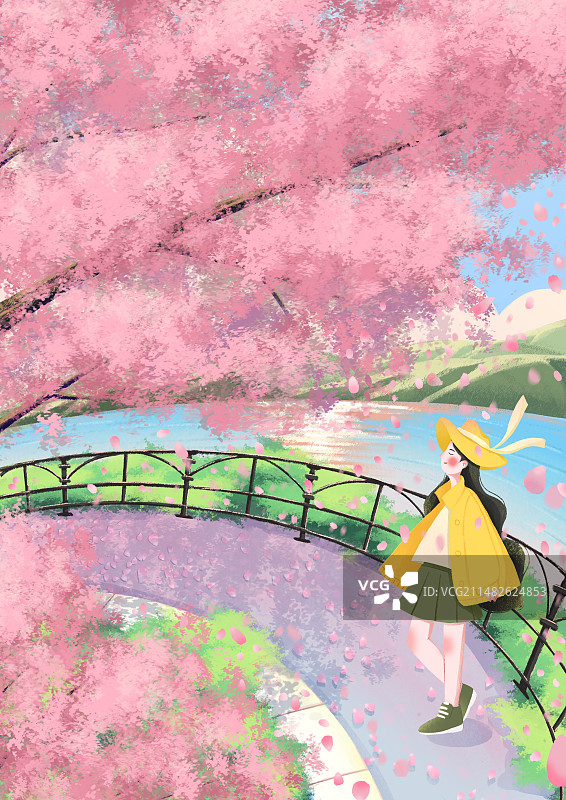 去感受风，感受花香吧图片素材