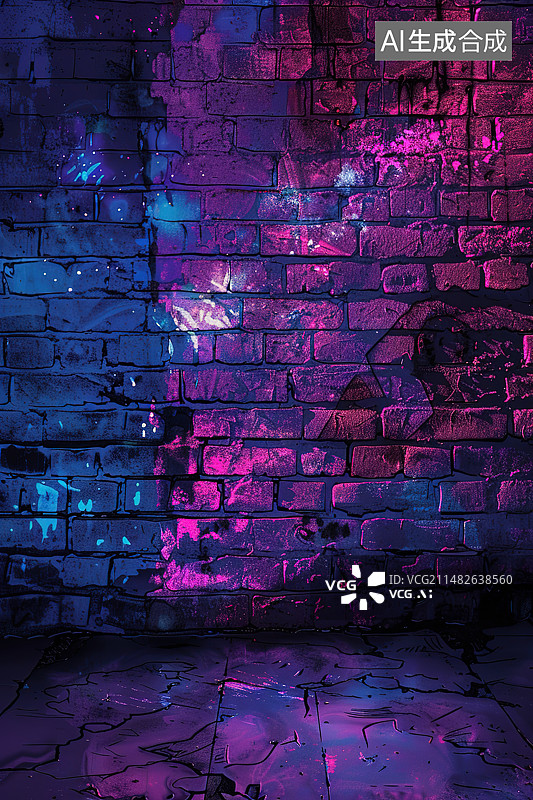 【AI数字艺术】风化墙全幅拍摄图片素材