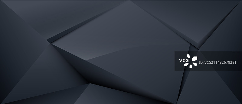 3D抽象极简灰色多边形背景图片素材