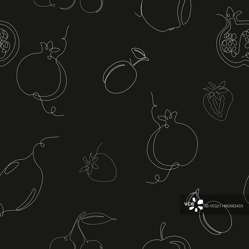 线条无缝图案（色板装饰）图片素材