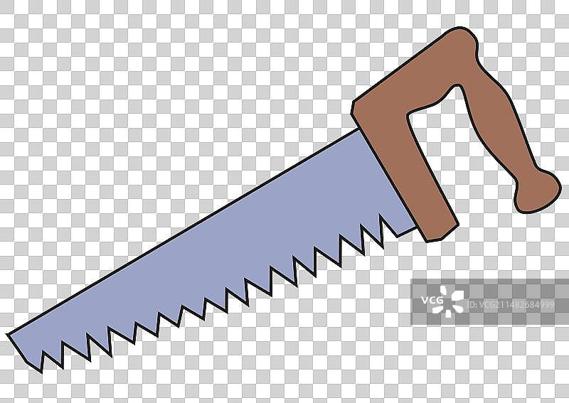 木工钢锯图片素材