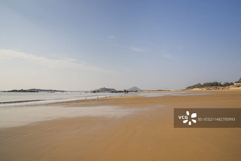 泉州惠安金沙湾公园 海滩 沙滩 海洋图片素材