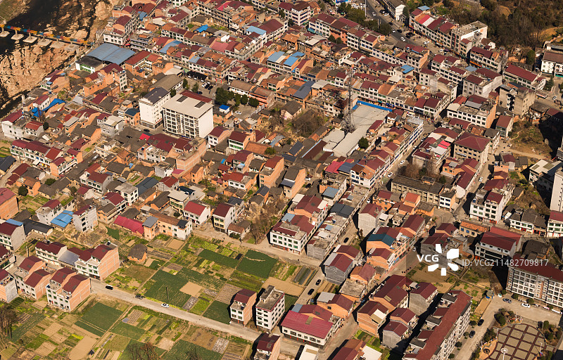 富有特色的蒲溪田园民居图片素材