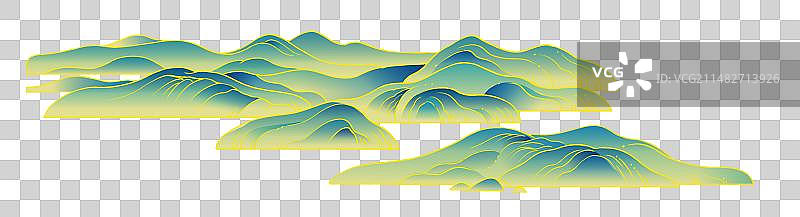 国潮风山峦图片素材