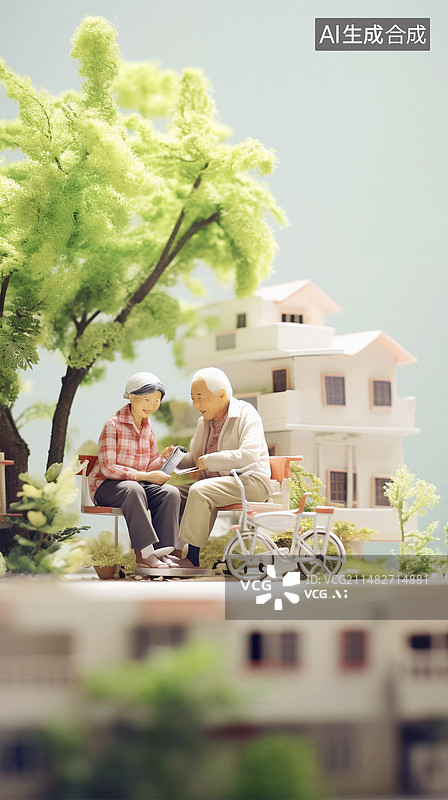 【AI数字艺术】微观摄影和谐社区图片素材