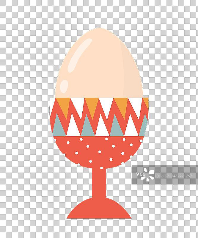 带支架的复活节彩蛋图片素材