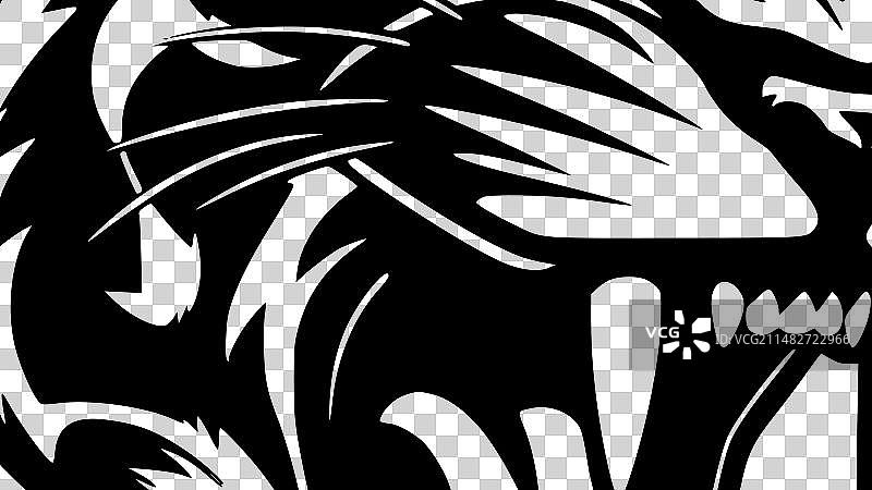 高品质黑豹T恤logo图片素材