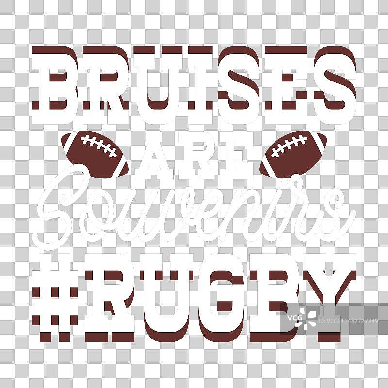 橄榄球运动员教练T恤设计图片素材